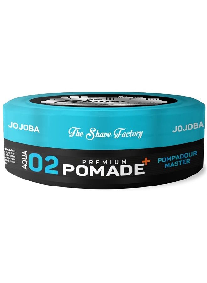 Premium Pomade 150ml 02 Pompadour Master with Jojoba Extra Hold & Shine