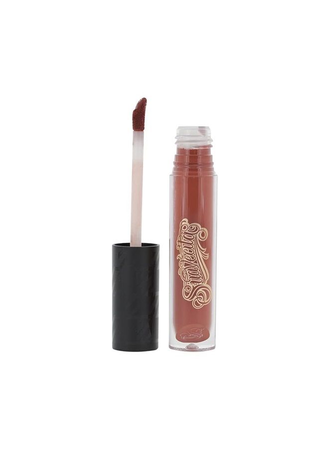 Suavecita Lipgrip Matte Liquid Lipstick Dancing Queen Brick Red With Hints Of Pink Lip Color Long Lasting Lip Makeup