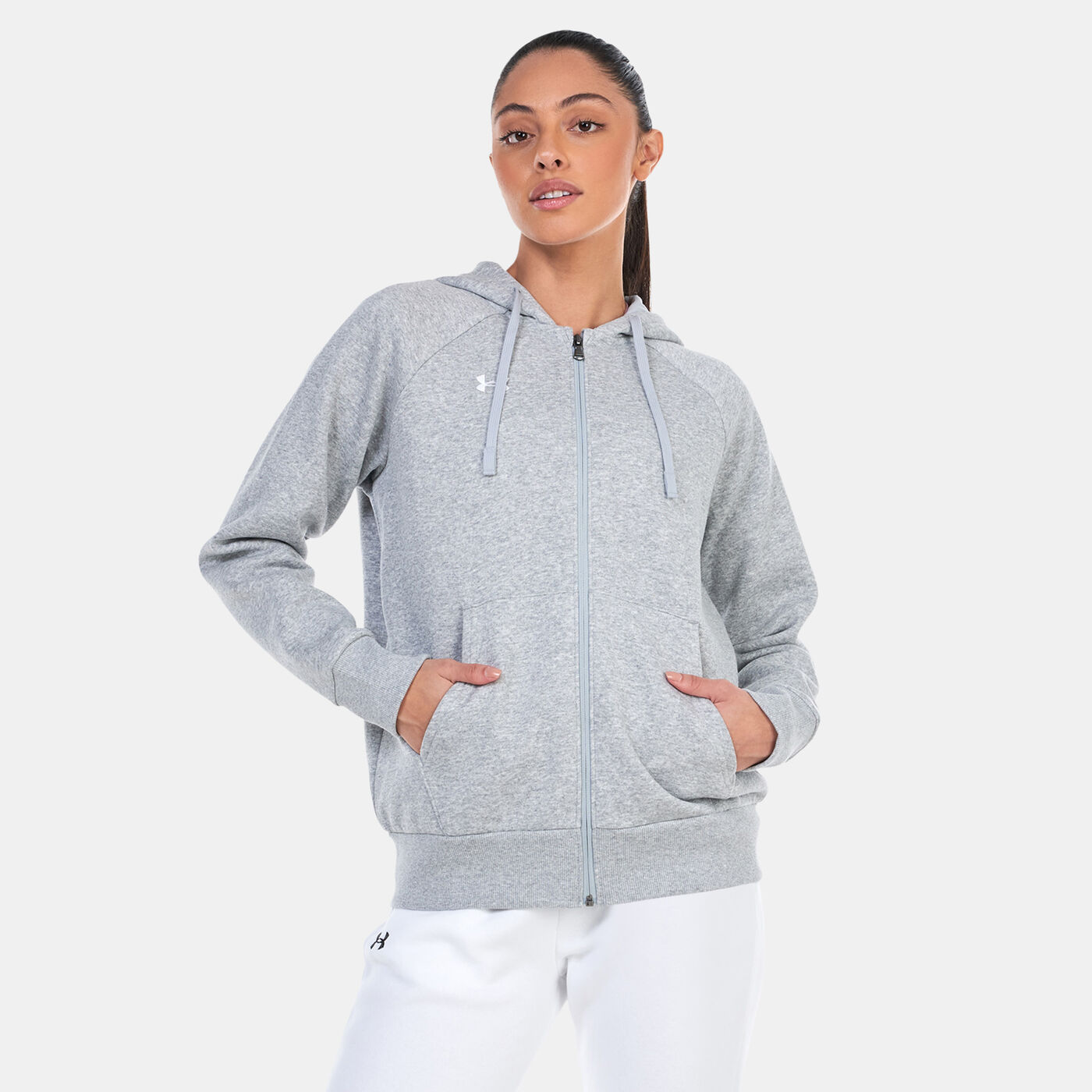 Women's UA Rival Fleece Full-Zip Hoodie