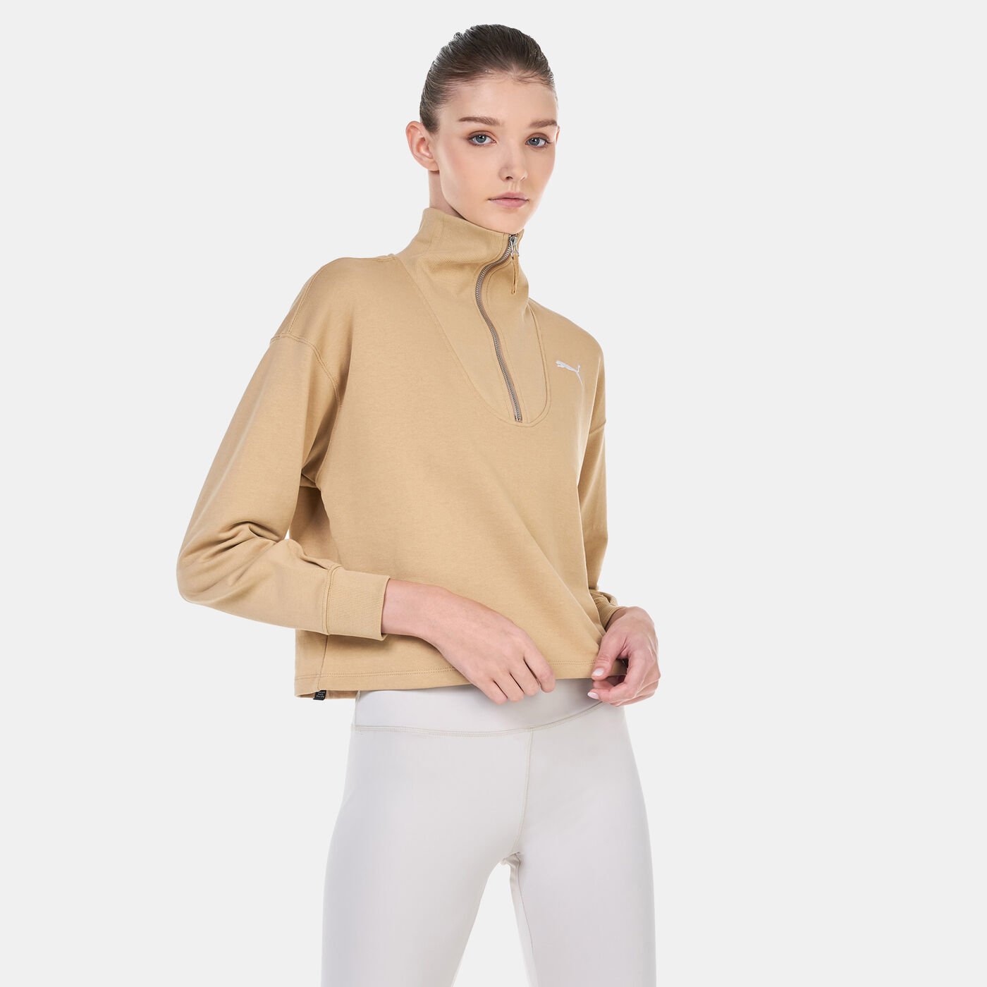 Women's HER High-Neck Half-Zip Sweatshirt