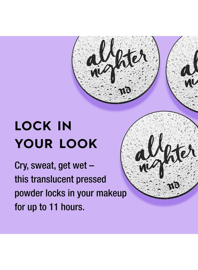 Urban Decay All Nighter Waterproof Setting Powder - Lightweight, Translucent Makeup Finishing Powder - Smooths Skin + Minimizes Shine - Lasts Up To 11 Hours