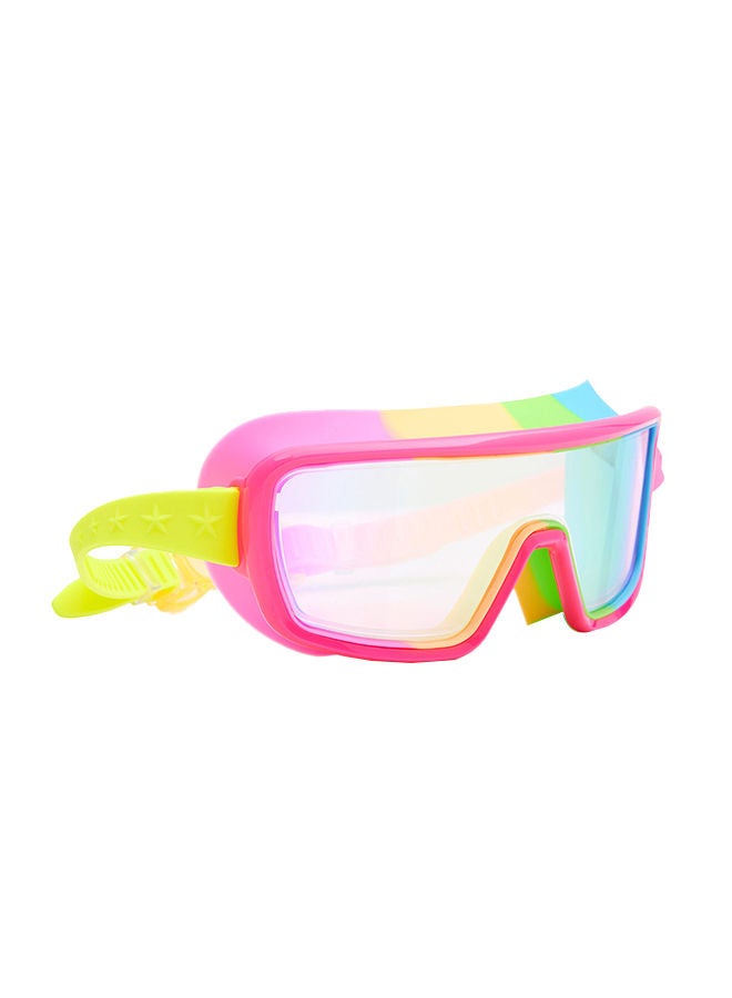 Spectro Strawberry Chromatic Kids Swimming Goggles - Ages 5+ - Anti Fog, No Leak, Non Slip, UV Protection - Hard Travel Case - Lead and Latex Free