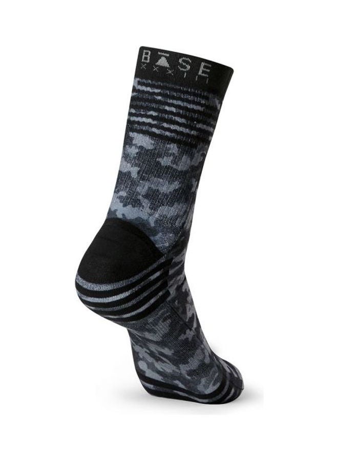Sport Mid Calf Socks Grey/Black