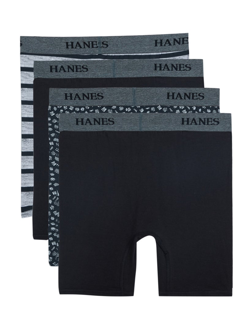 Pack Of 4 Boxer Brief Assorted Color/Print