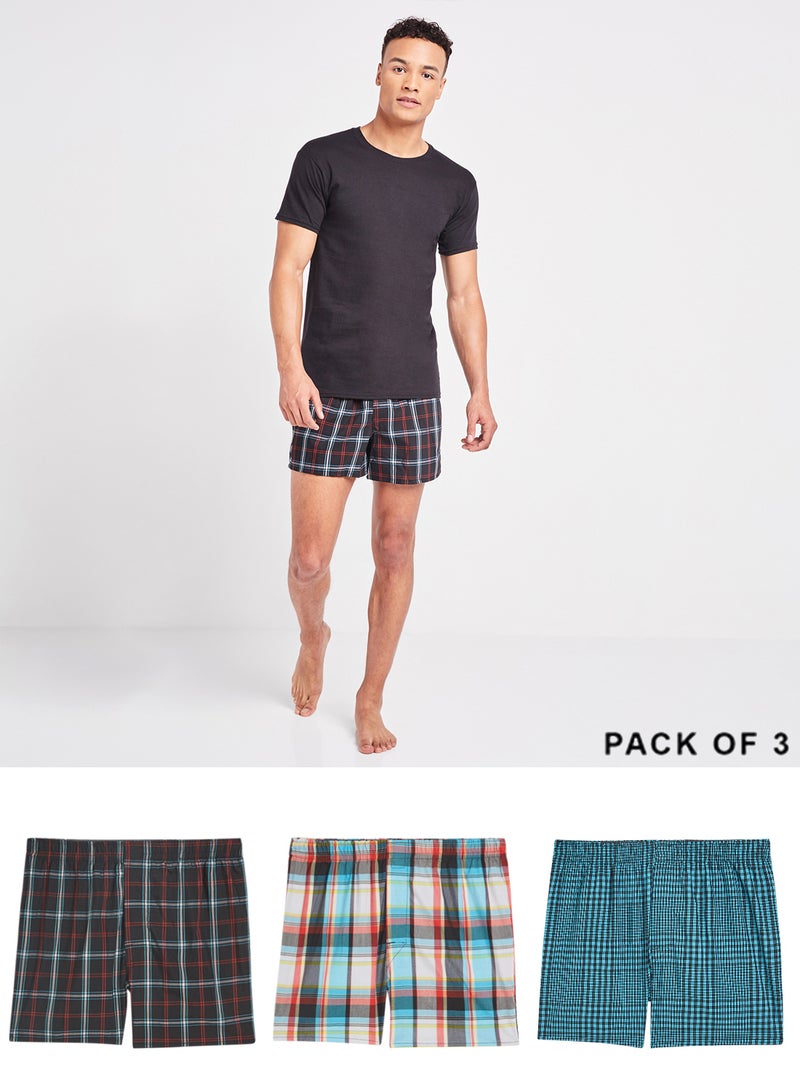 3 Pack Ultimate Casual Boxer Assorted Color/Print