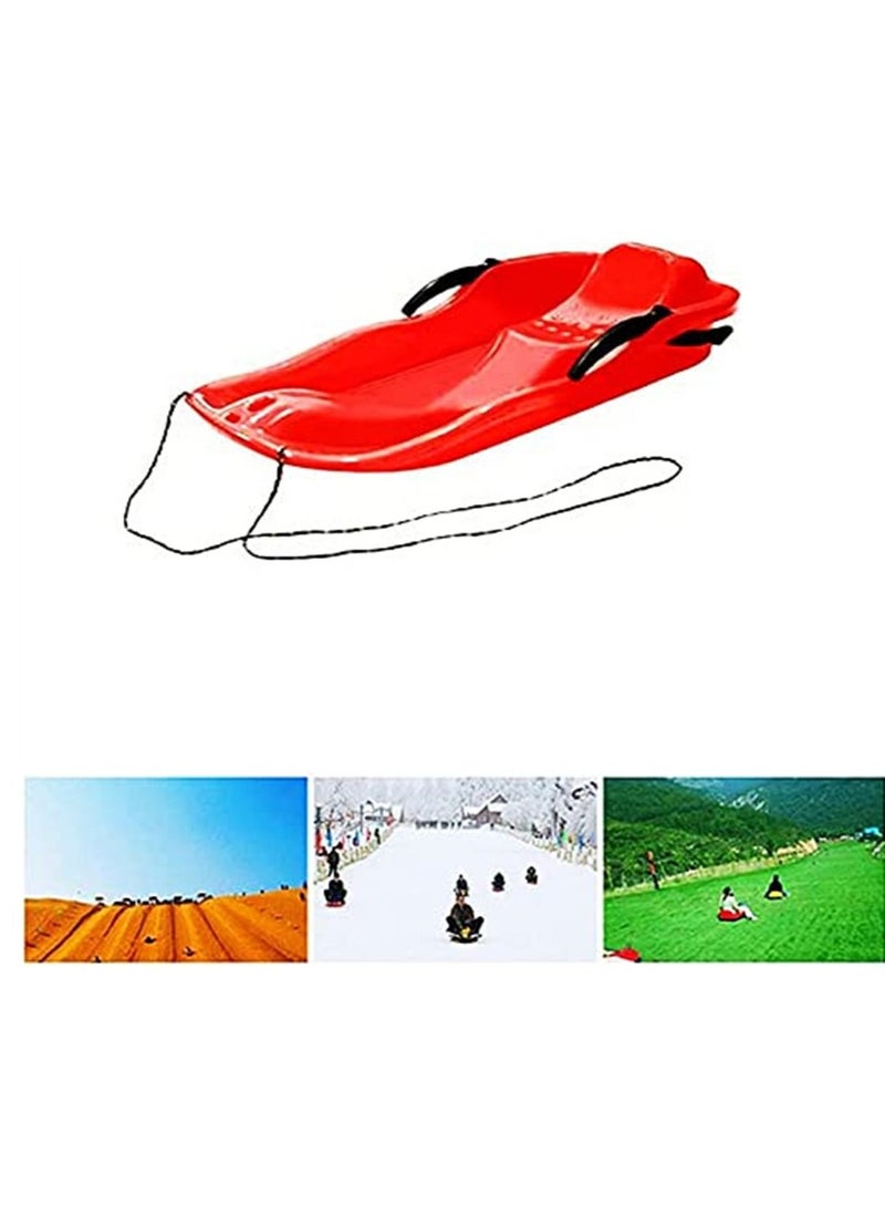 Snow Sled for Kids Adult, Sand Skiing & Grass Skateboard, Baby Pull Sled Sand Grass Skiing Snowboard Boat Sleigh
