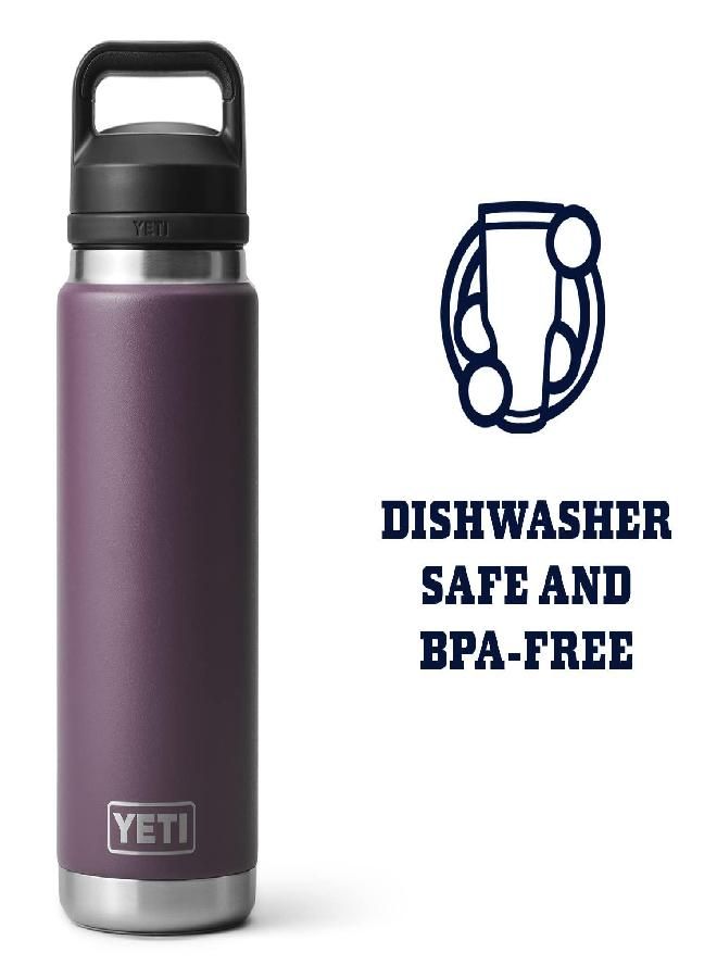 Rambler 26 Oz Bottle, Vacuum Insulated, Stainless Steel With Chug Cap, Nordic Purple