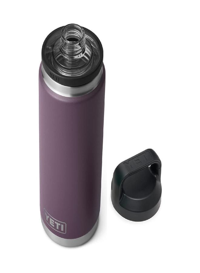 Rambler 26 Oz Bottle, Vacuum Insulated, Stainless Steel With Chug Cap, Nordic Purple