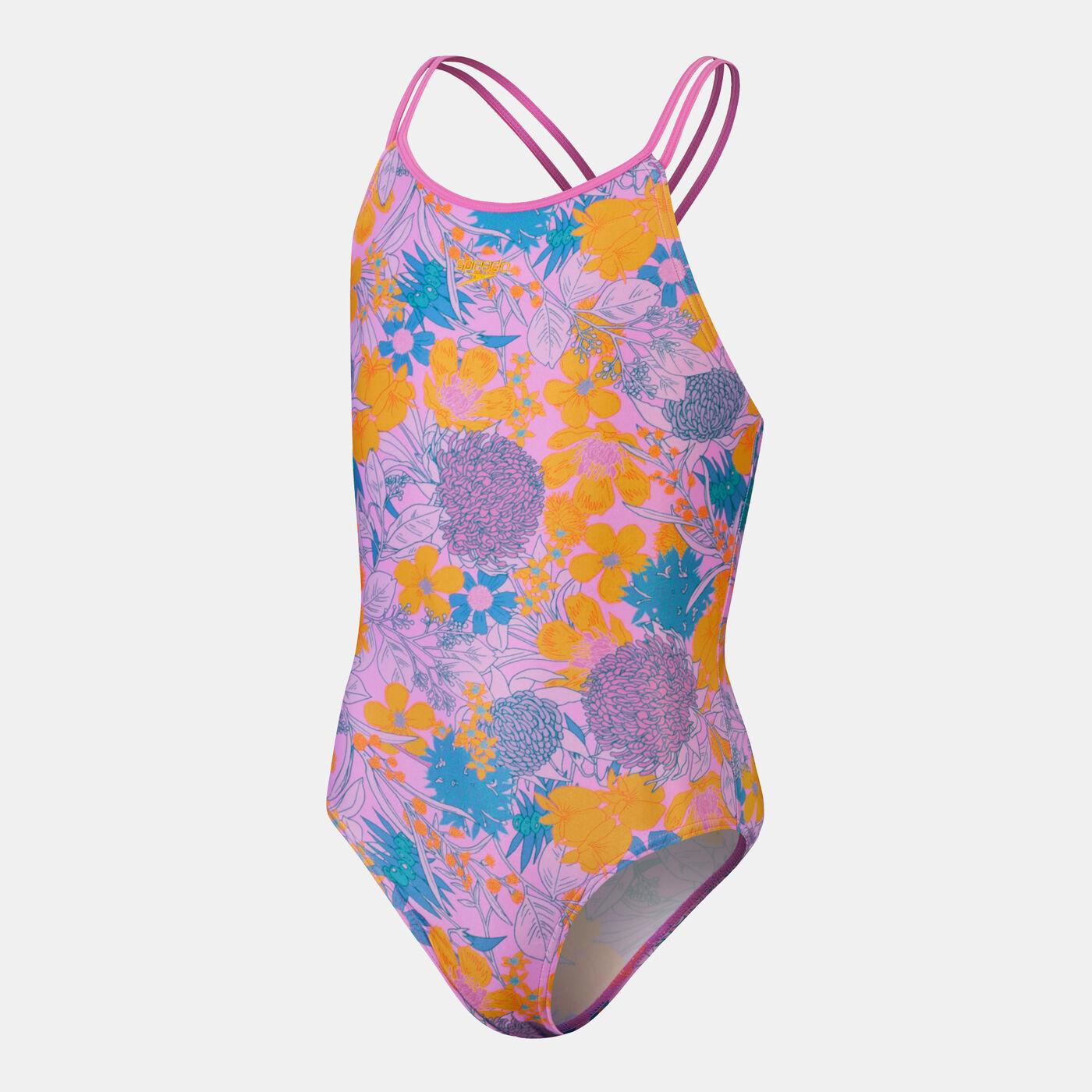 Kids' Printed Twinstrap Swimsuit