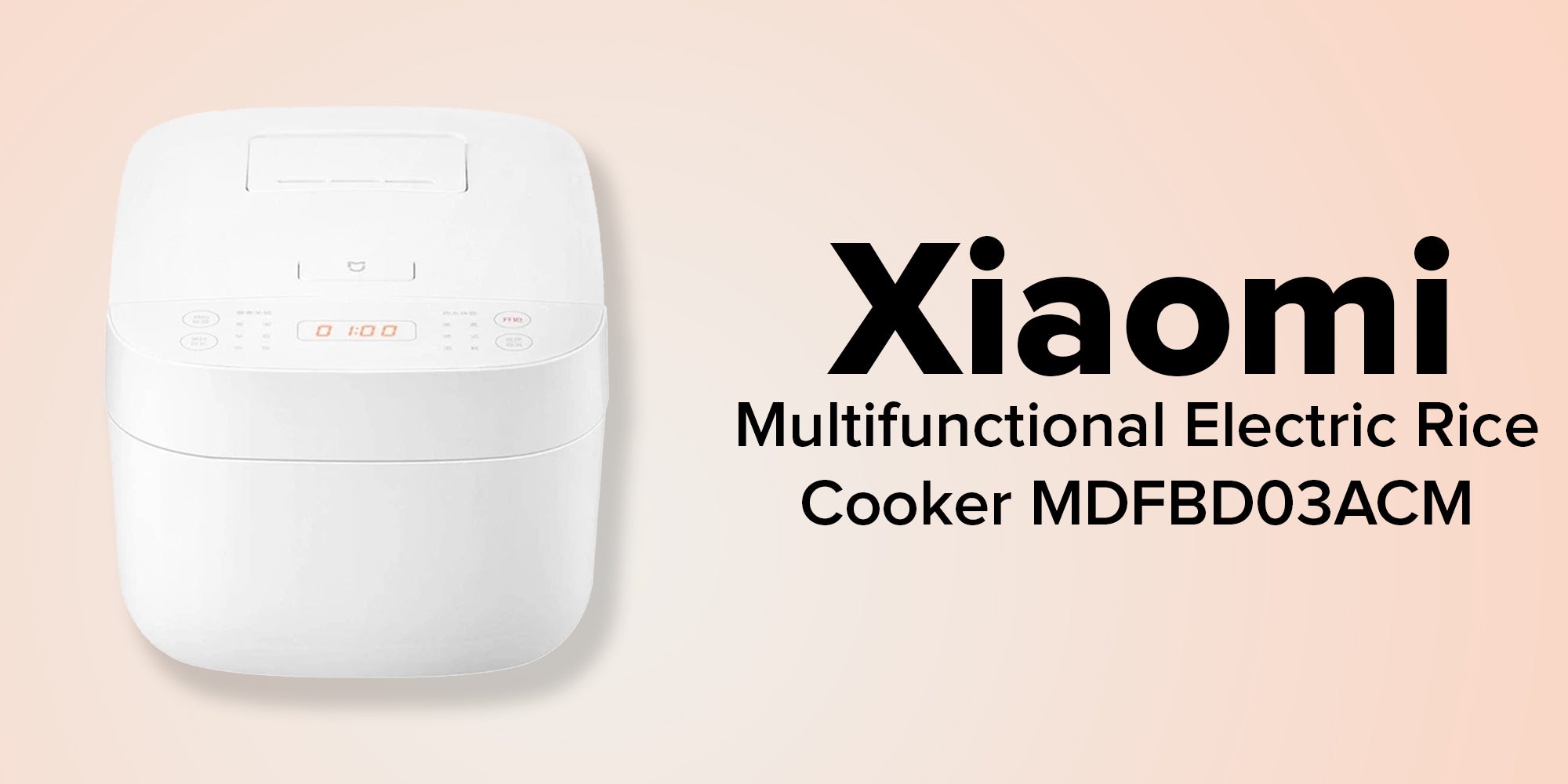 Multifunctional Electric Rice Cooker 4.0 L 860.0 W MDFBD03ACM White