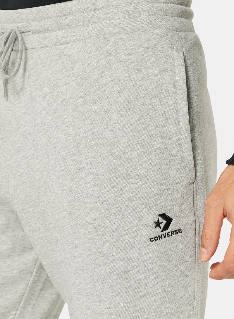 Embroidered Logo Sweatpants Grey