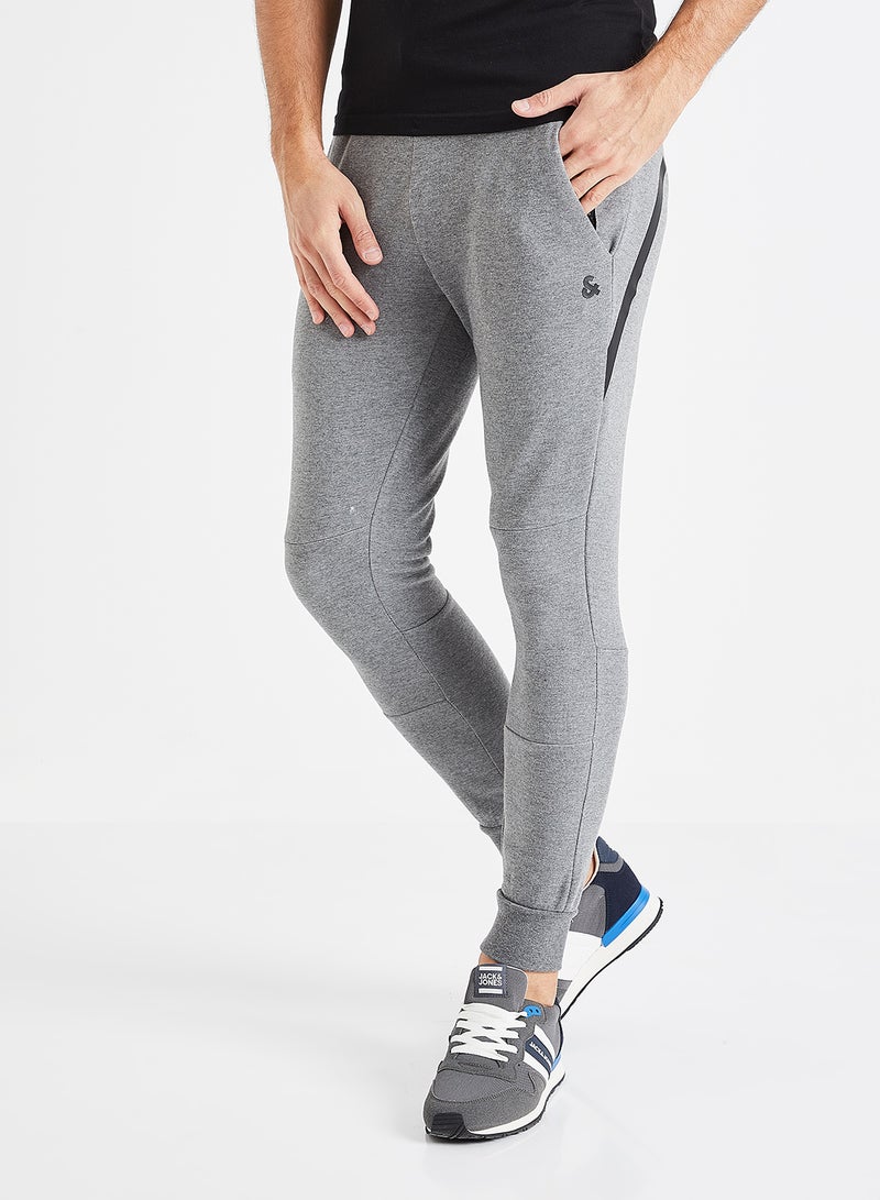 Side Stripe Detail Sweatpants Grey