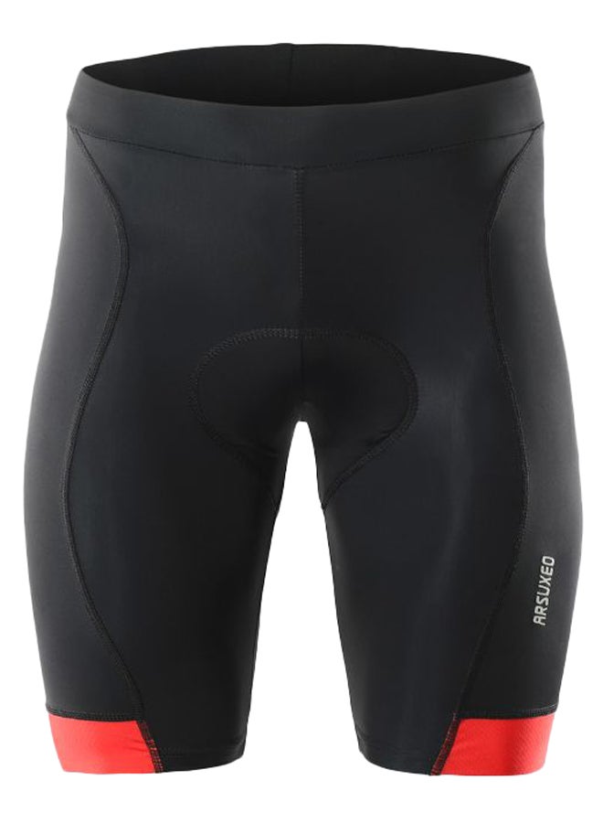 Breathable 3D Gel Padded Compression Shorts Red/Black