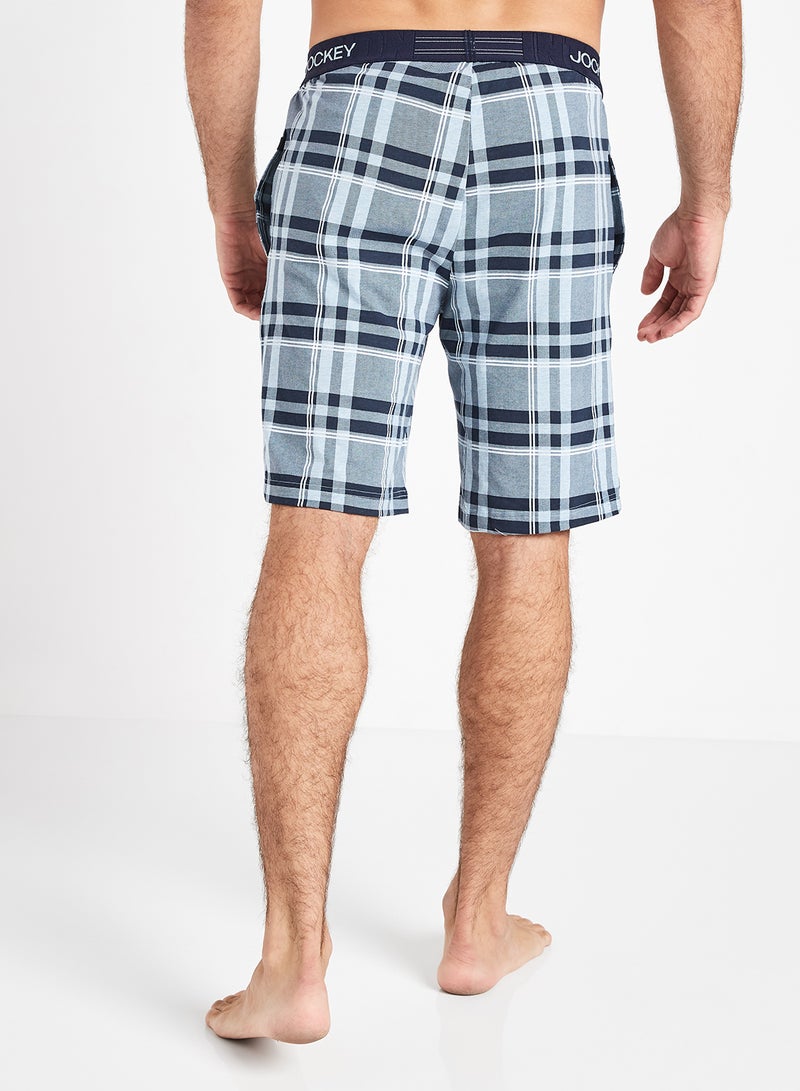 Check Pattern Cotton Fit Shorts Assorted Color/Print