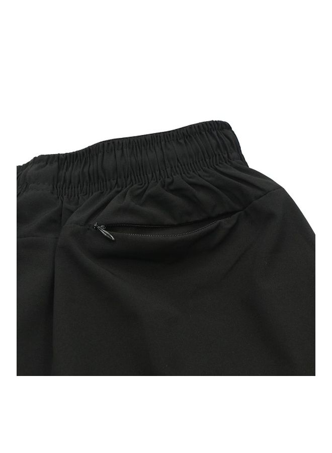Mid-Rise Shorts Red/Black