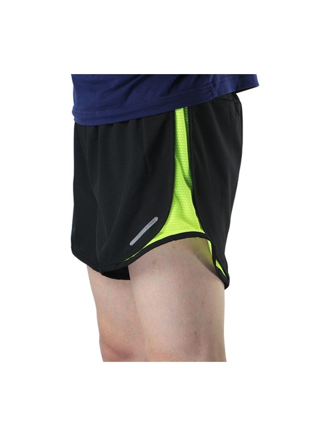 Mid-Rise Shorts Red/Black