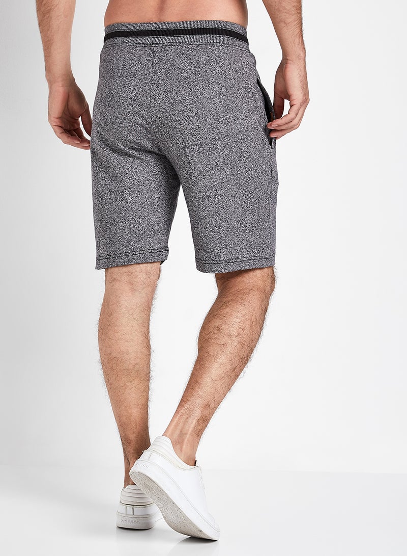 Straight Fit Shorts Grey