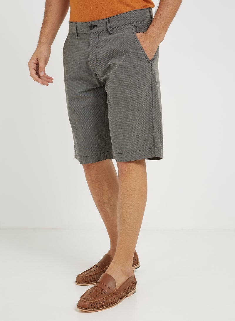 Striped Shorts Grey