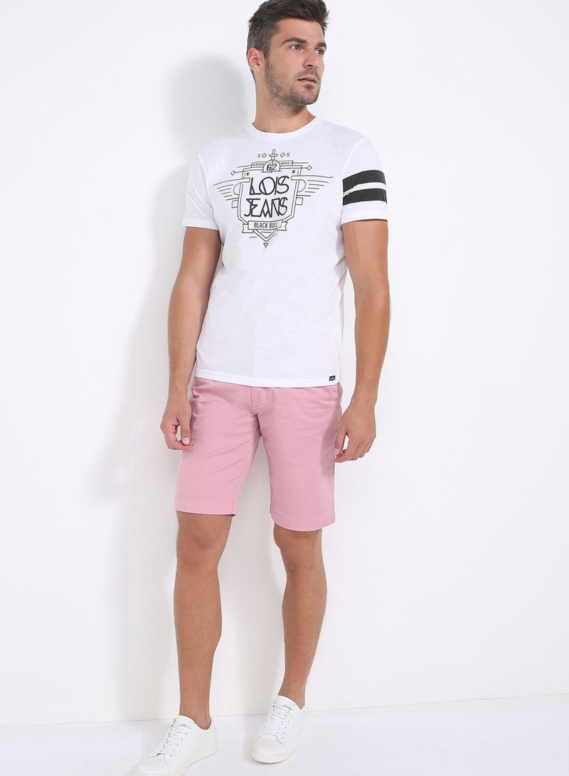 Belt Loop Bermuda Shorts 938 Pink