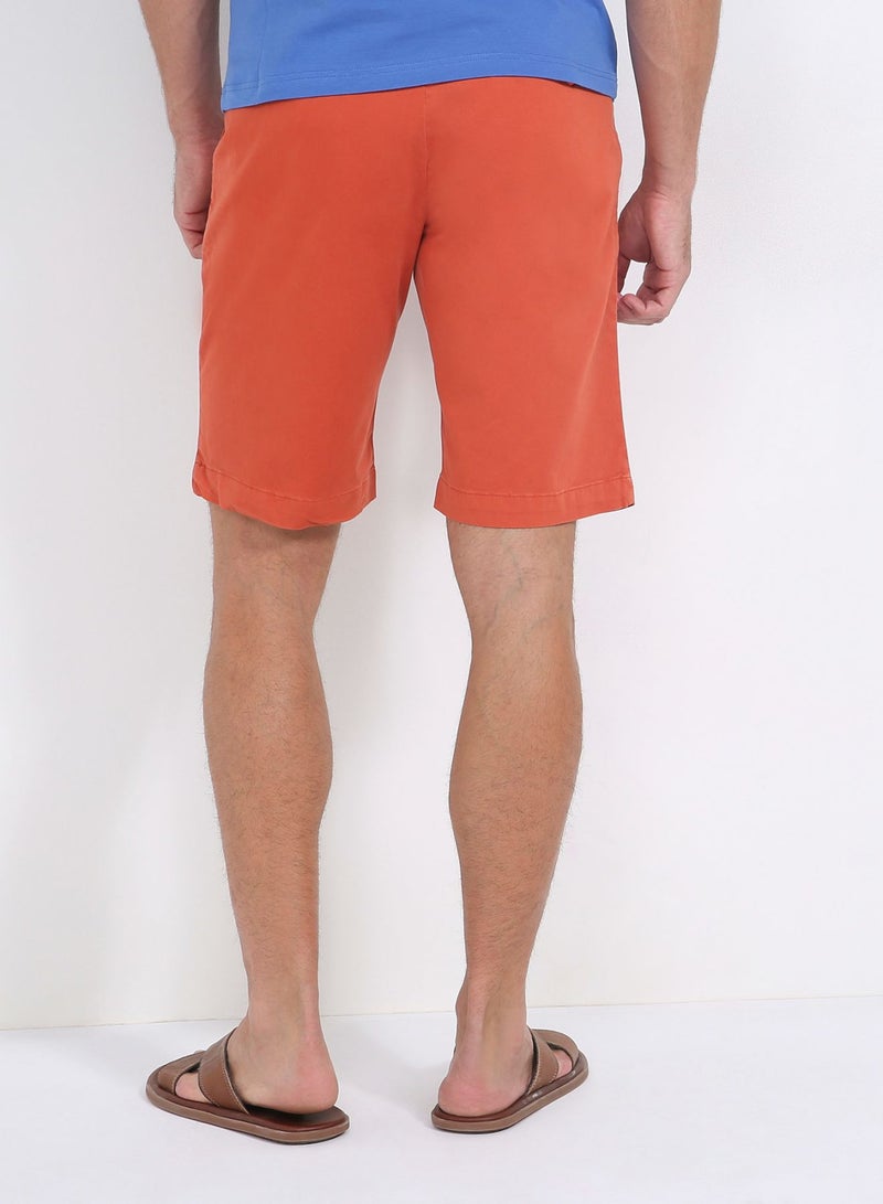 Belt Loop Bermuda Shorts 928 Dark Orange