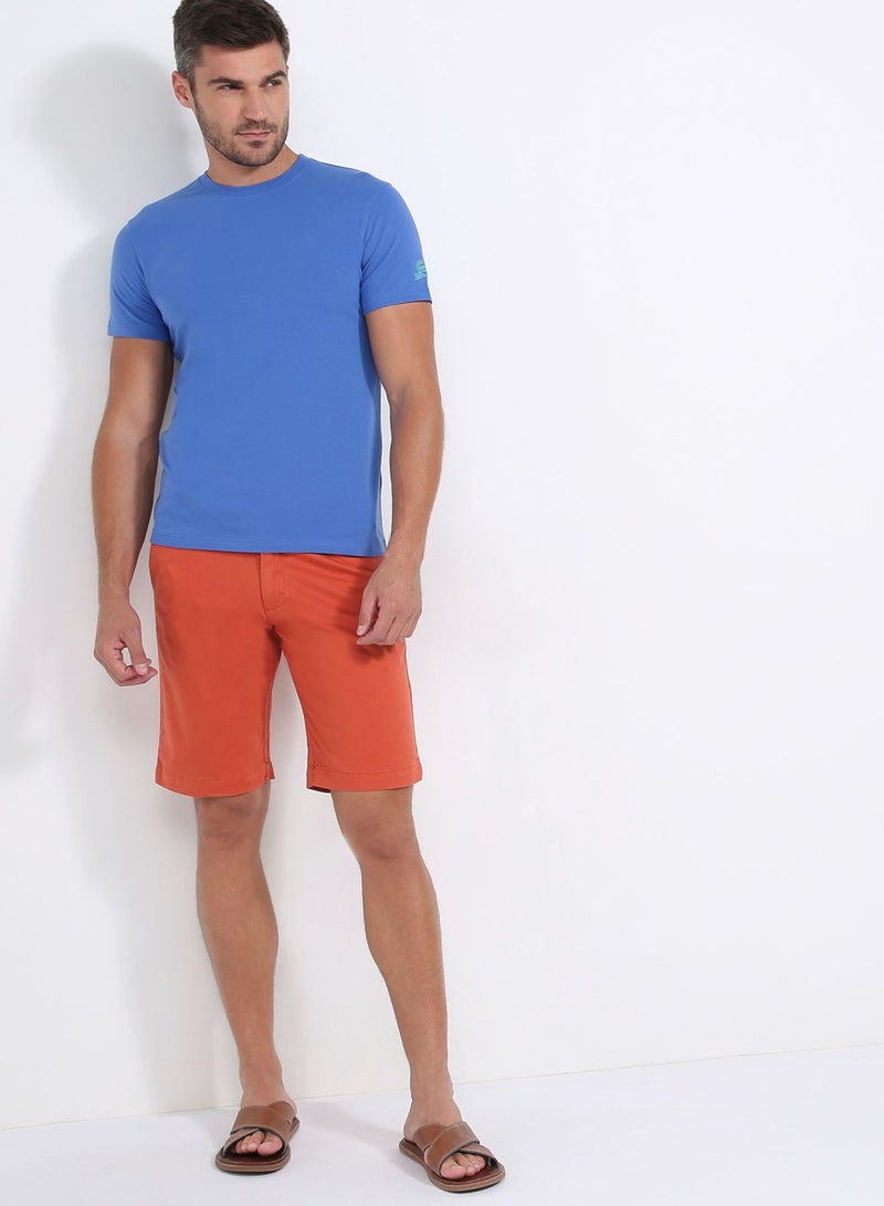 Belt Loop Bermuda Shorts 928 Dark Orange