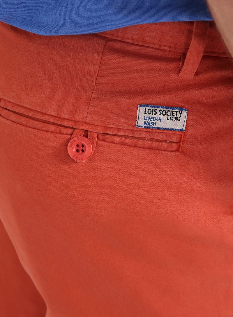 Belt Loop Bermuda Shorts 928 Dark Orange