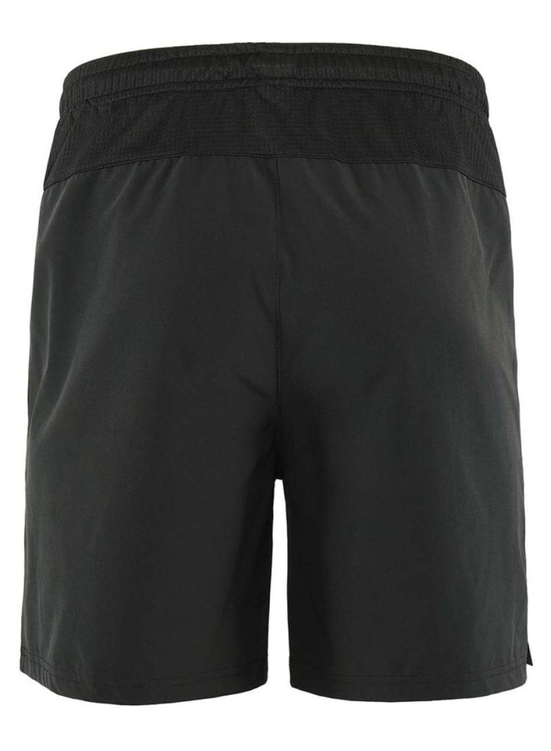 Breathable Mid Rise Casual Shorts Black