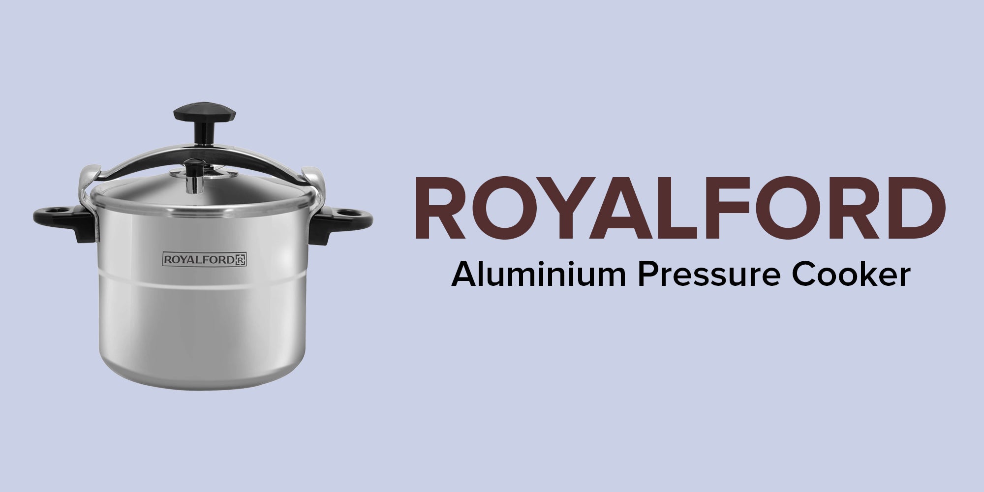 Aluminium Alloy Pressure Cooker Three-Ply Base Multi-Safety Device 30x30x25cm