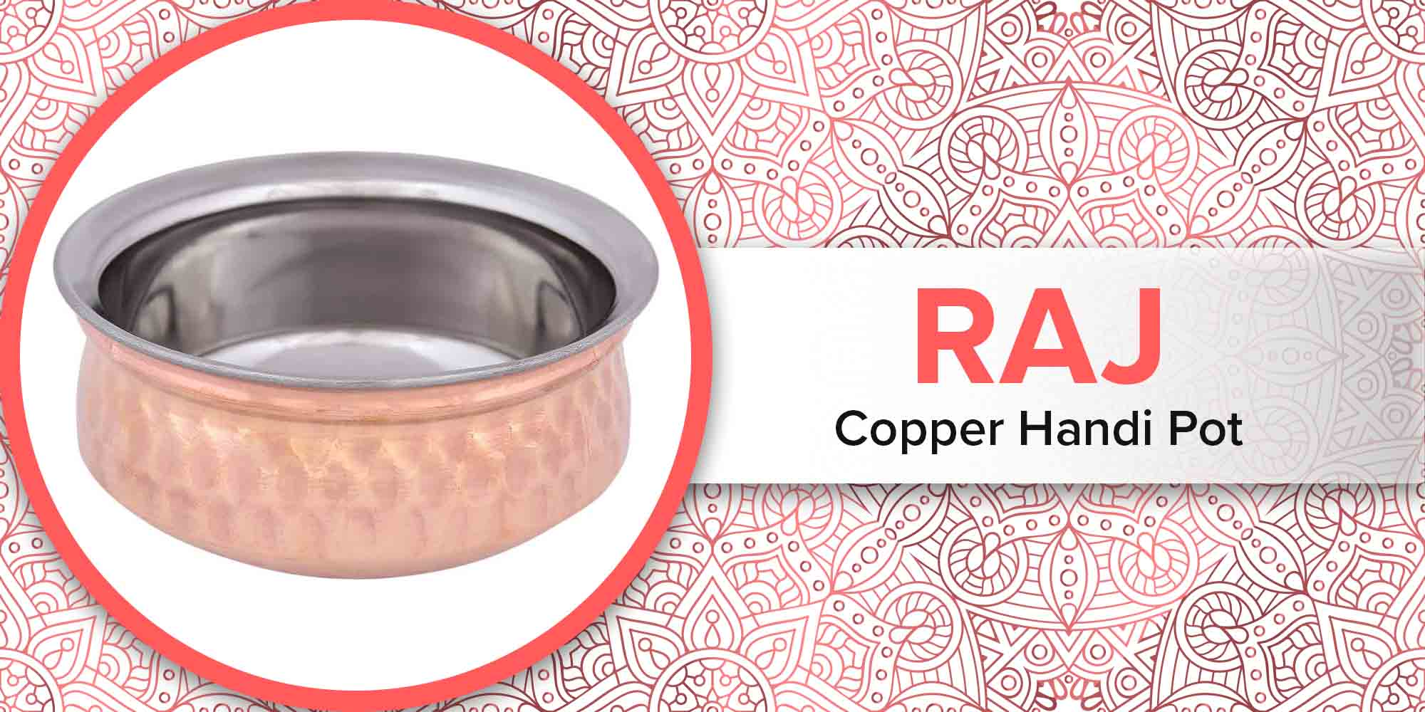 Copper Handi Pot Copper 15cm