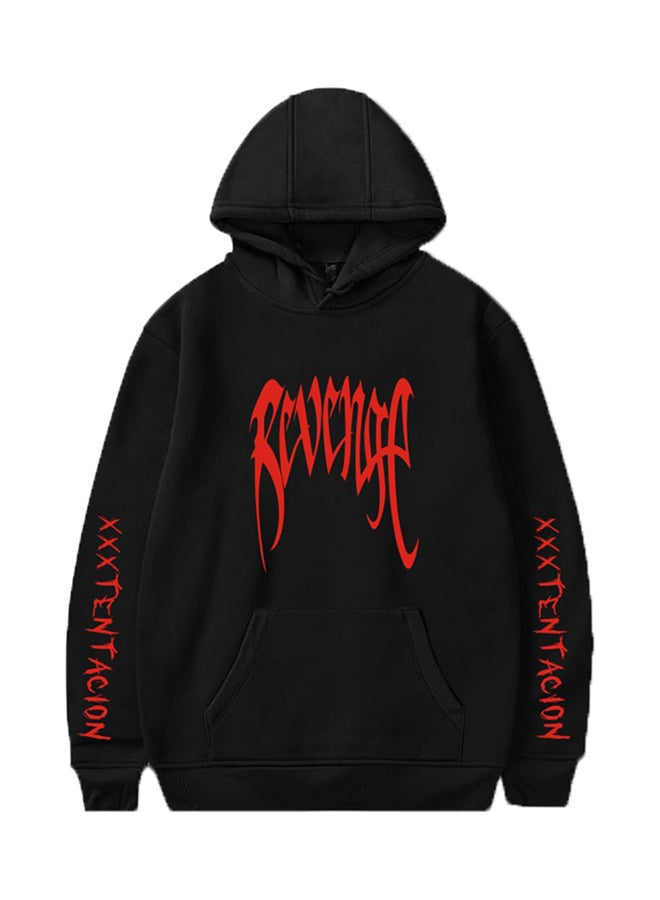 XXXTentacion Print Hoodie Black