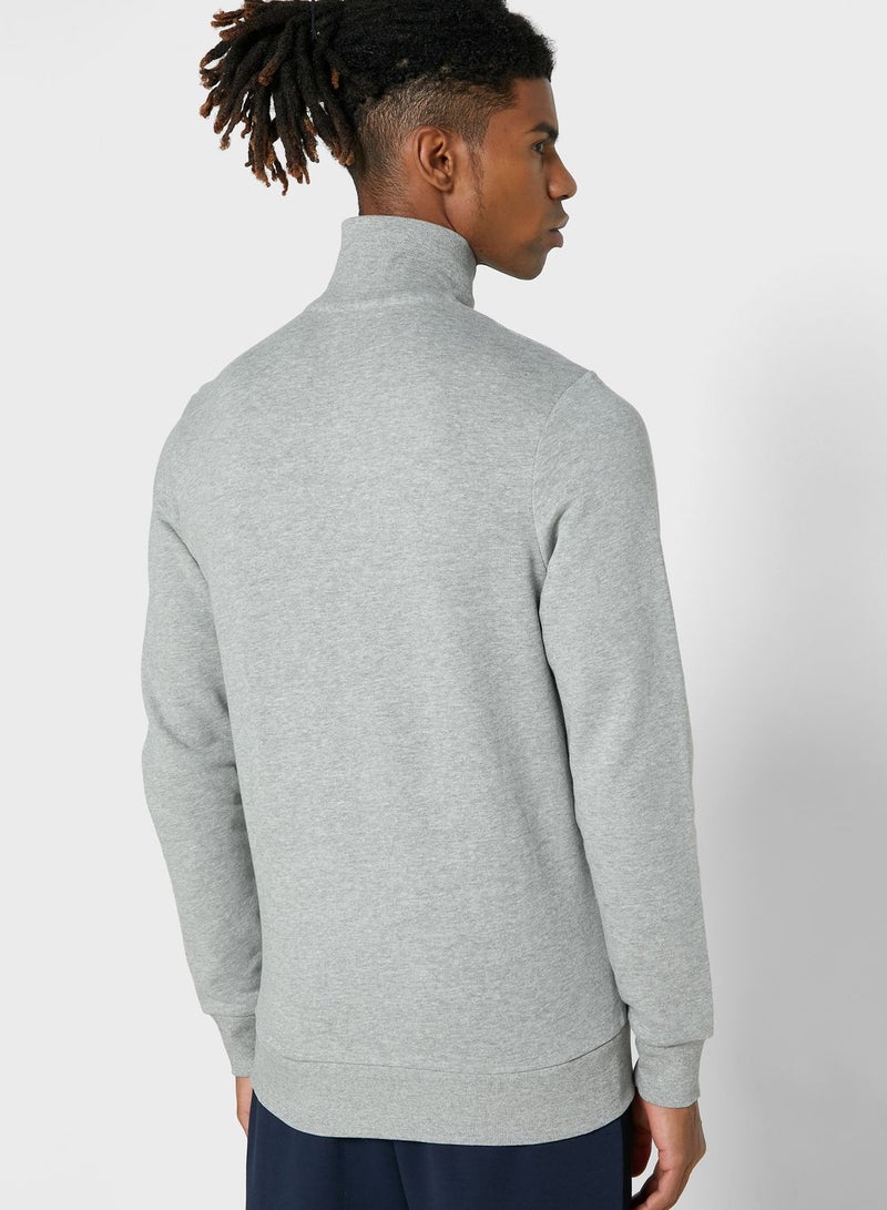 Hikari Half Zip Regular Fit Sweatshirt Grey