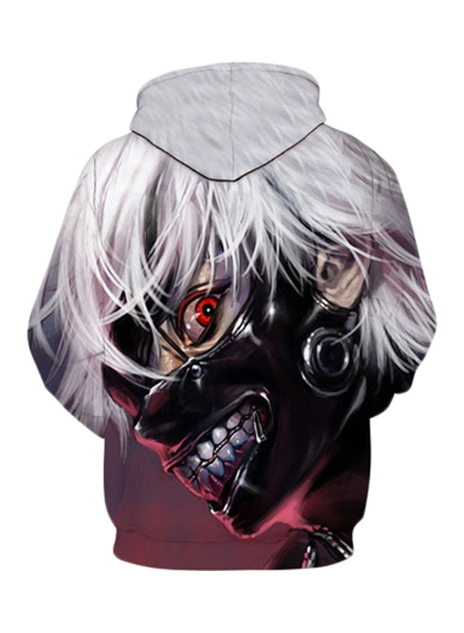 Anime Tokyo Ghoul Print Hoodie Multicolour