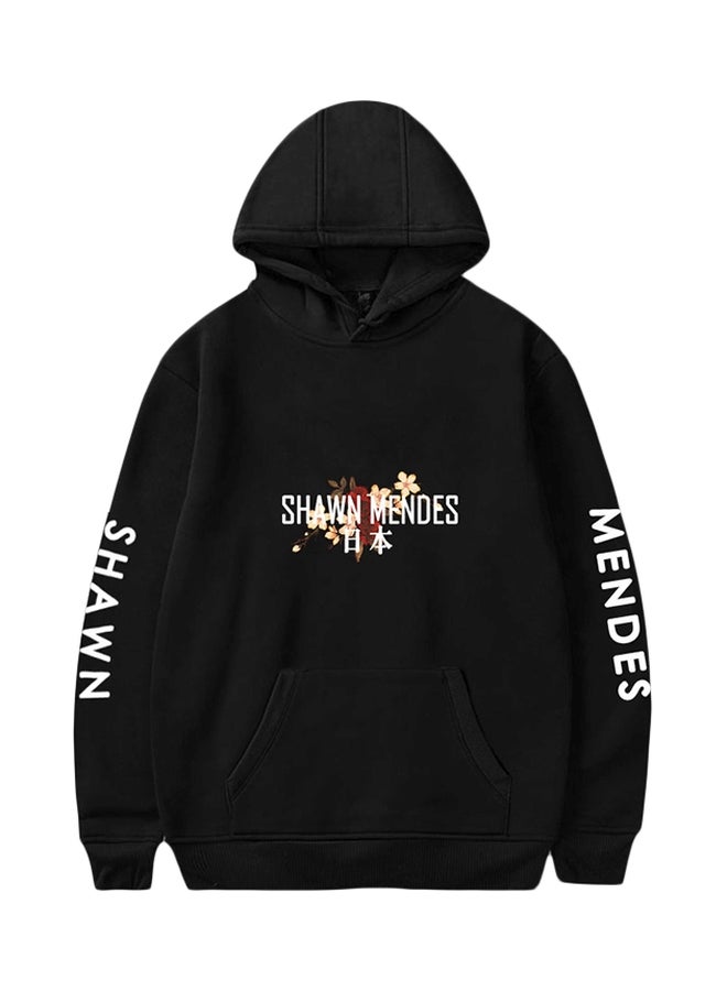 Shawn Mendes Printed Hoodie Black/White/Beige