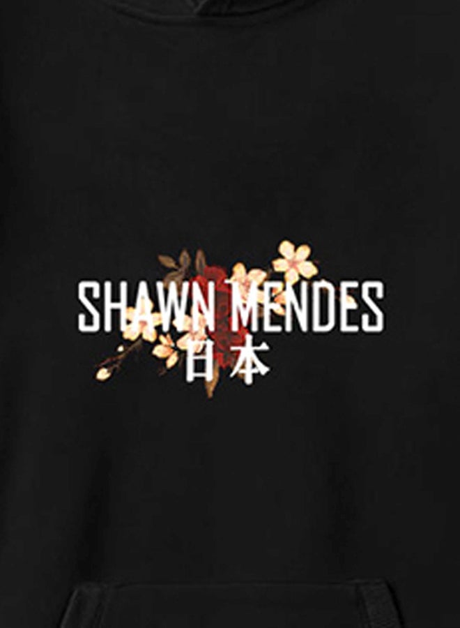 Shawn Mendes Printed Hoodie Black/White/Beige