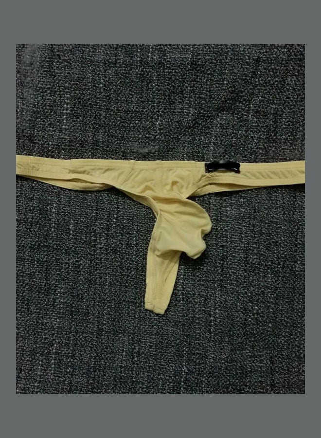 G-String T-Back Breathable Underwear Beige