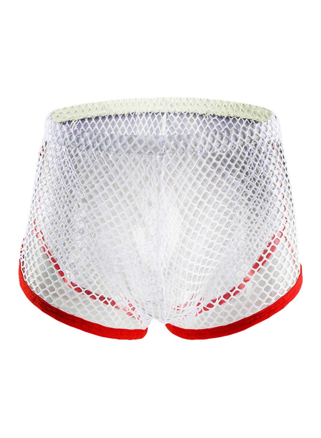Low Waist Breathable Boxer White