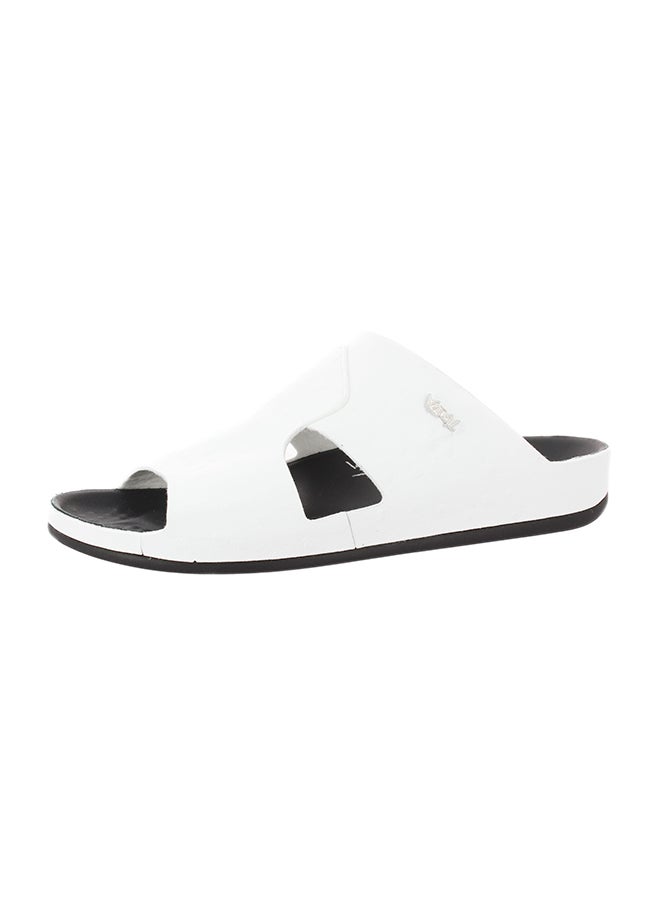 Classic Slip-On Sandals White/Black