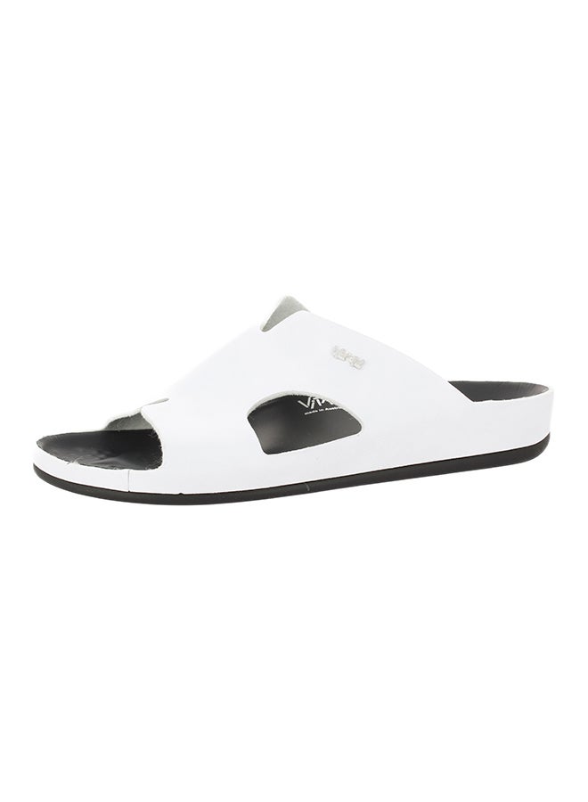 Classic Slip-On Sandals White/Black