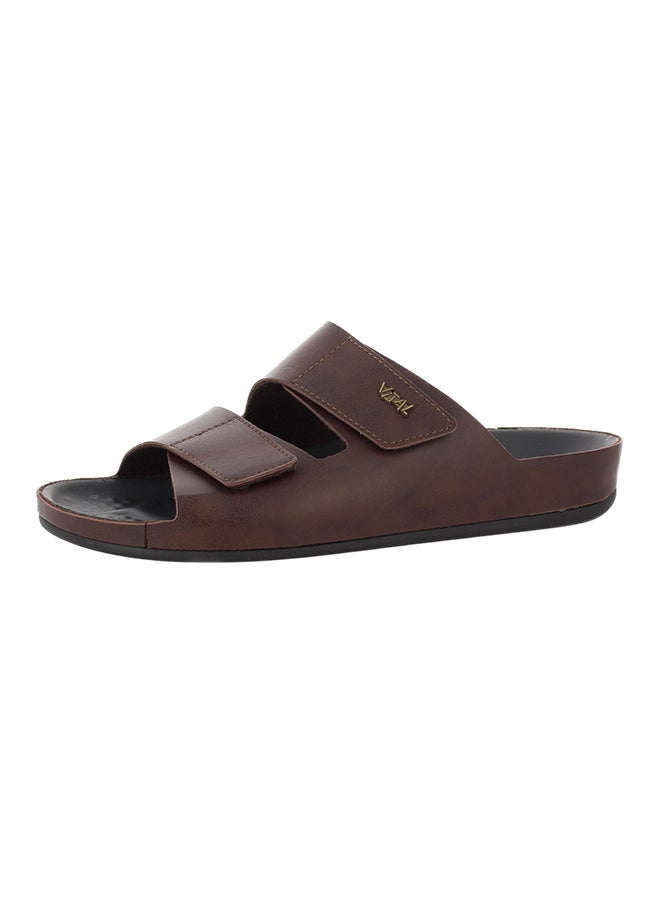 Classic Slip-On Sandals Brown