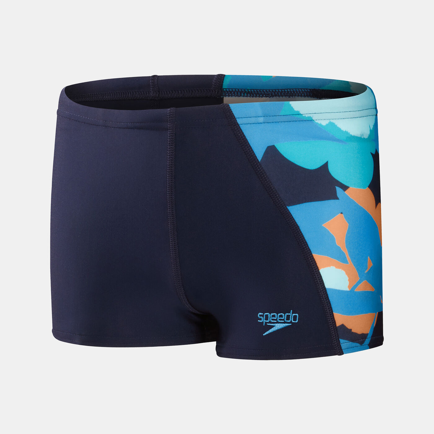 Kids' Digital Panel Swimming Shorts
