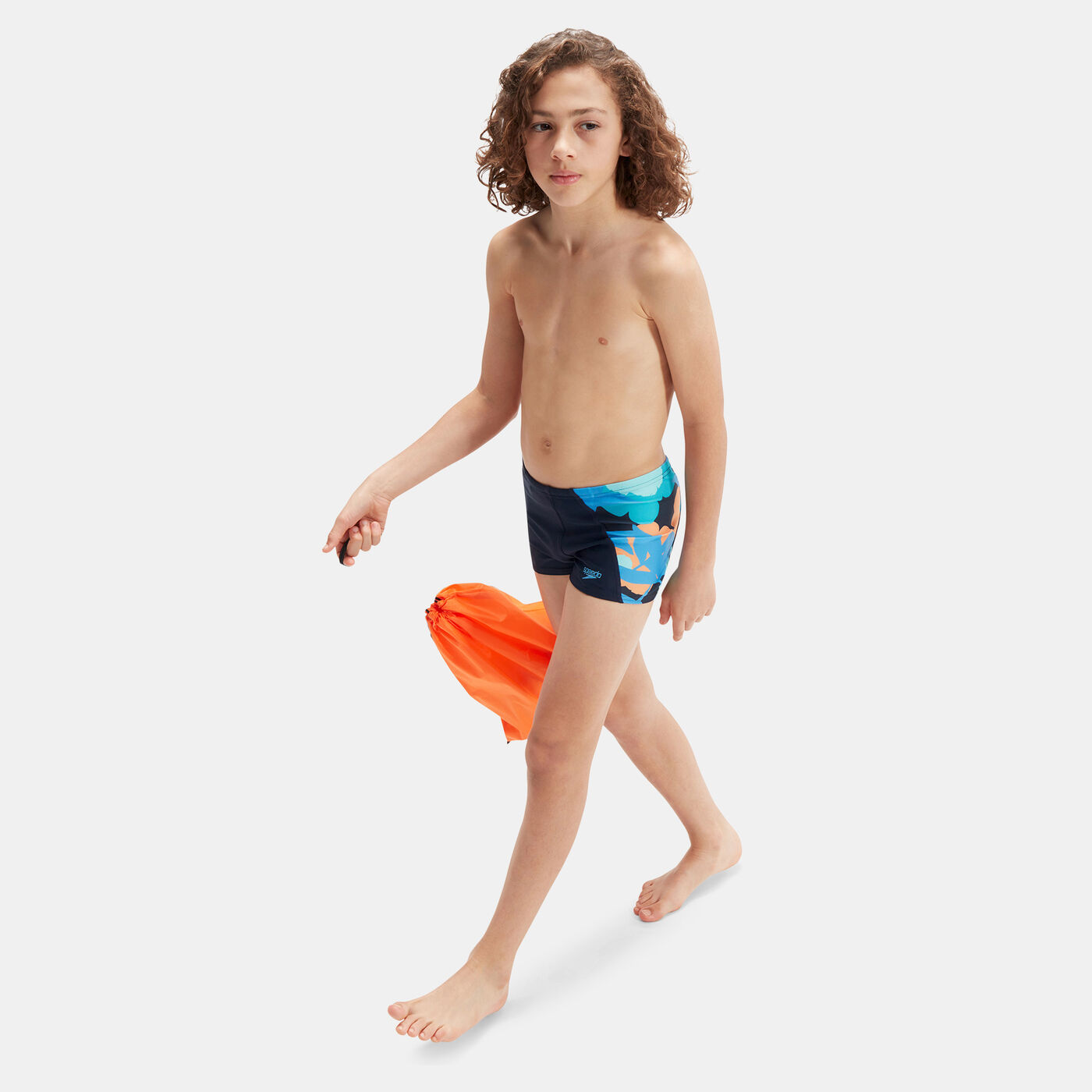 Kids' Digital Panel Swimming Shorts