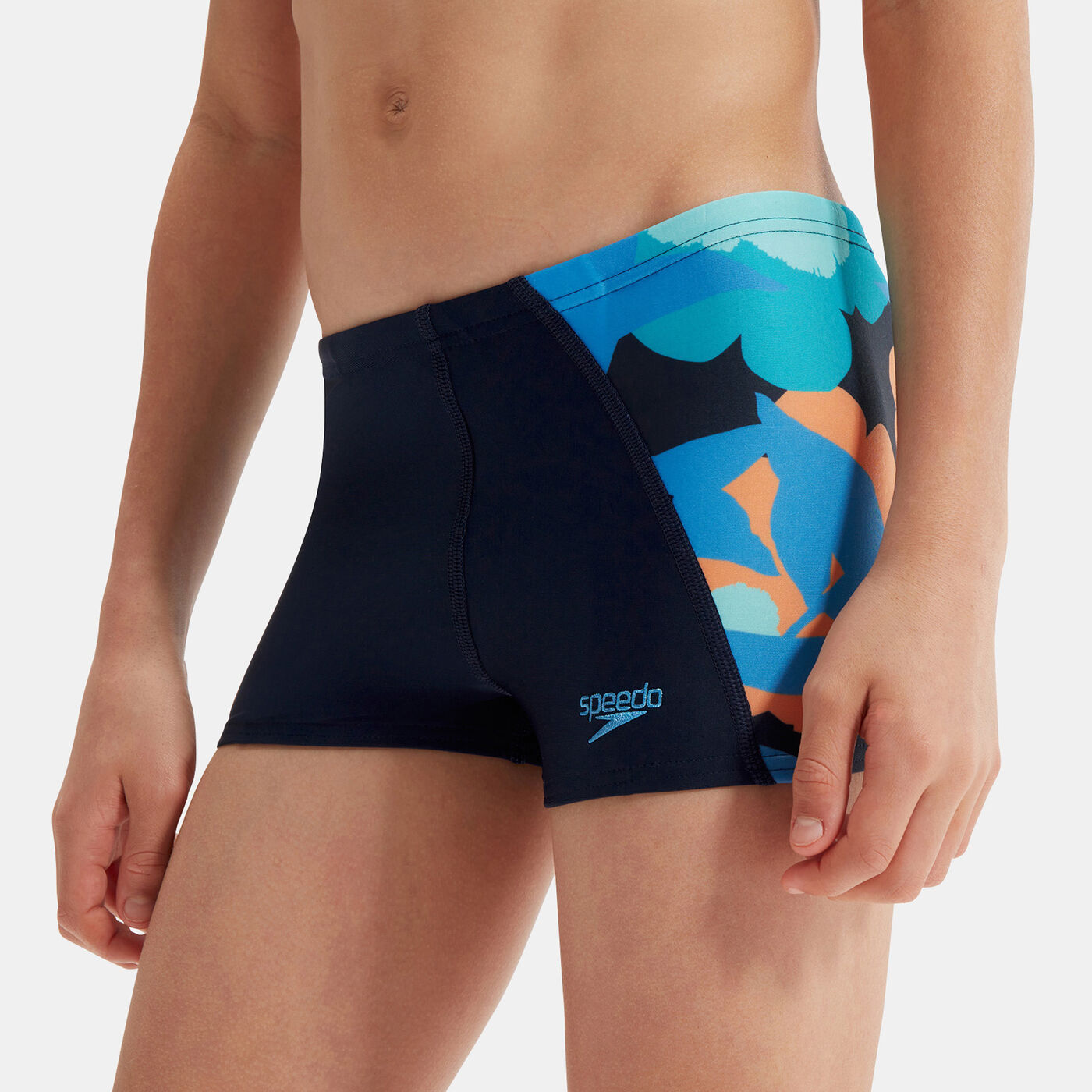 Kids' Digital Panel Swimming Shorts