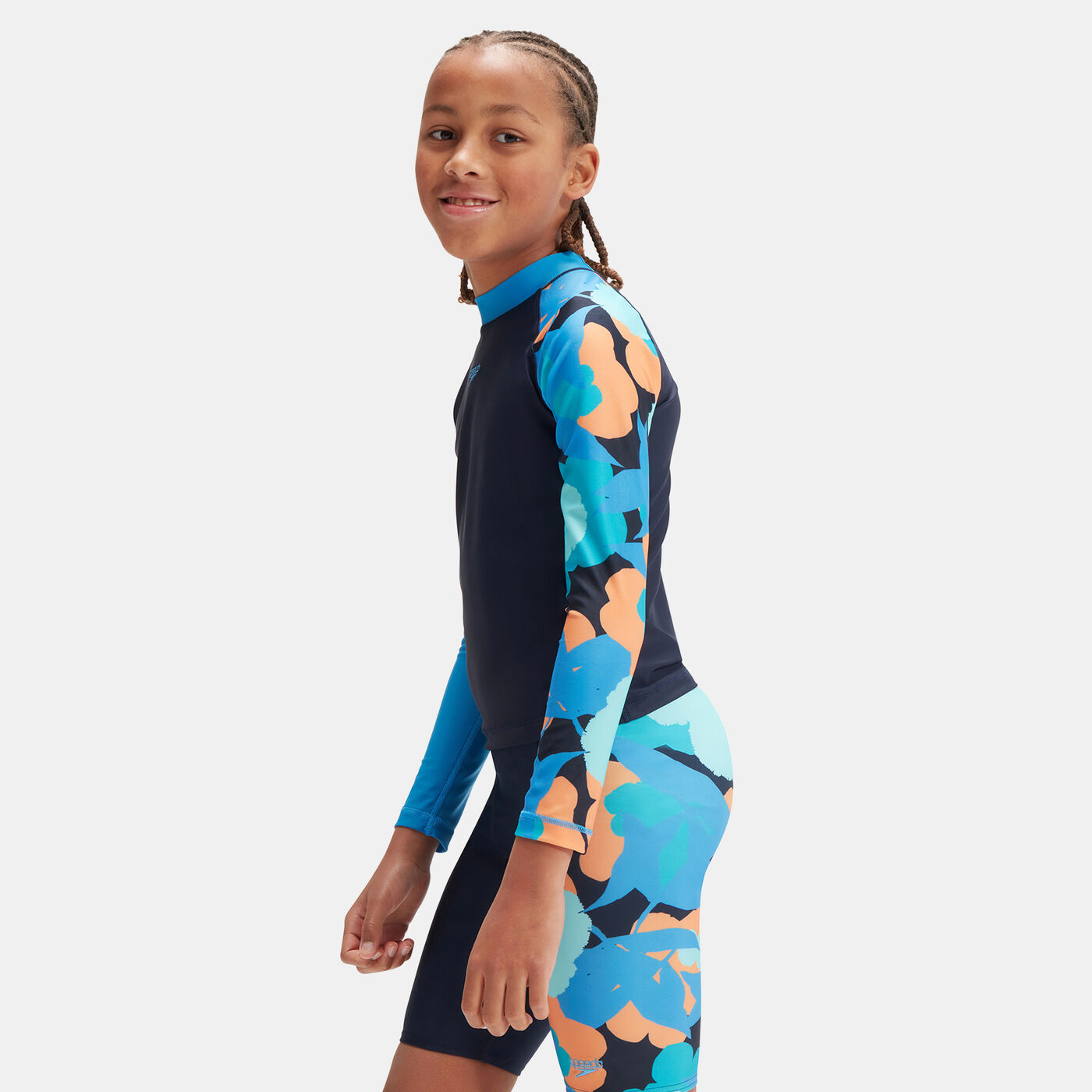 Kids' Printed Long Sleeve Rashguard