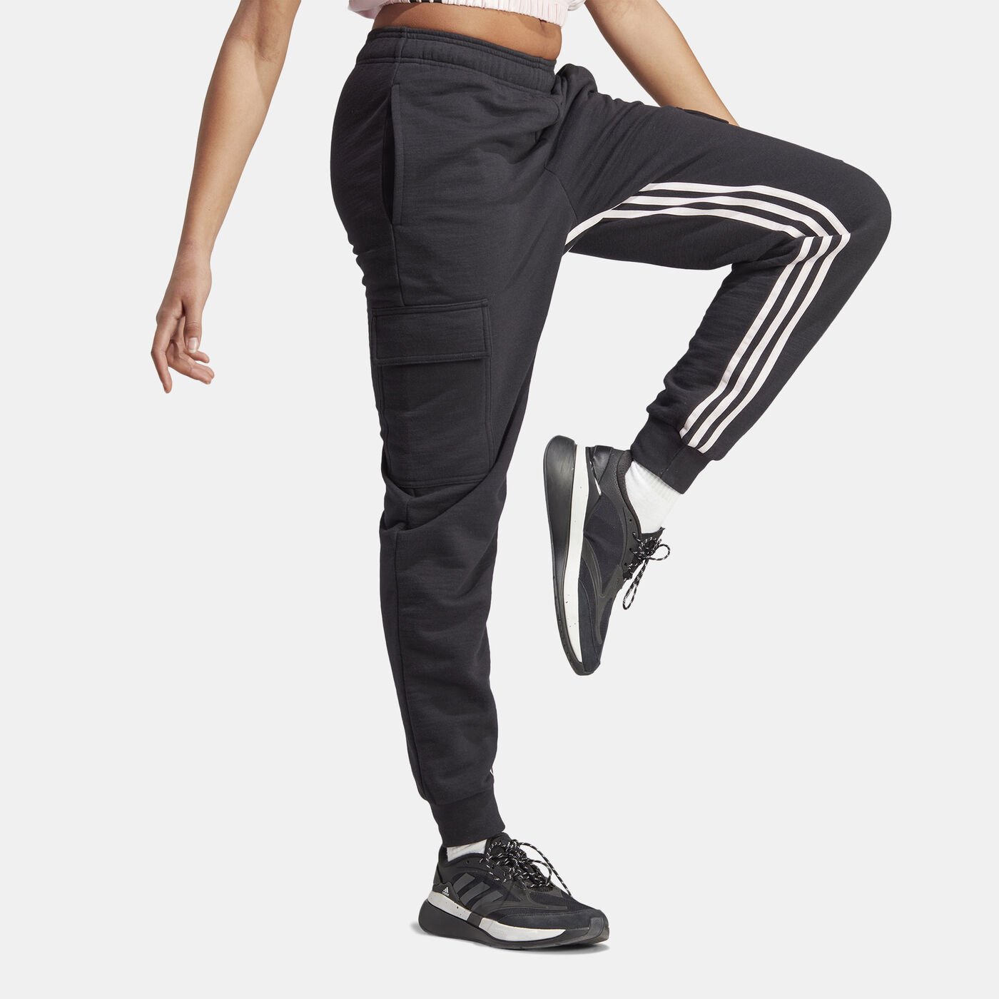 Women's Dance 3-Stripes High-Waisted Tapered Cargo Joggers