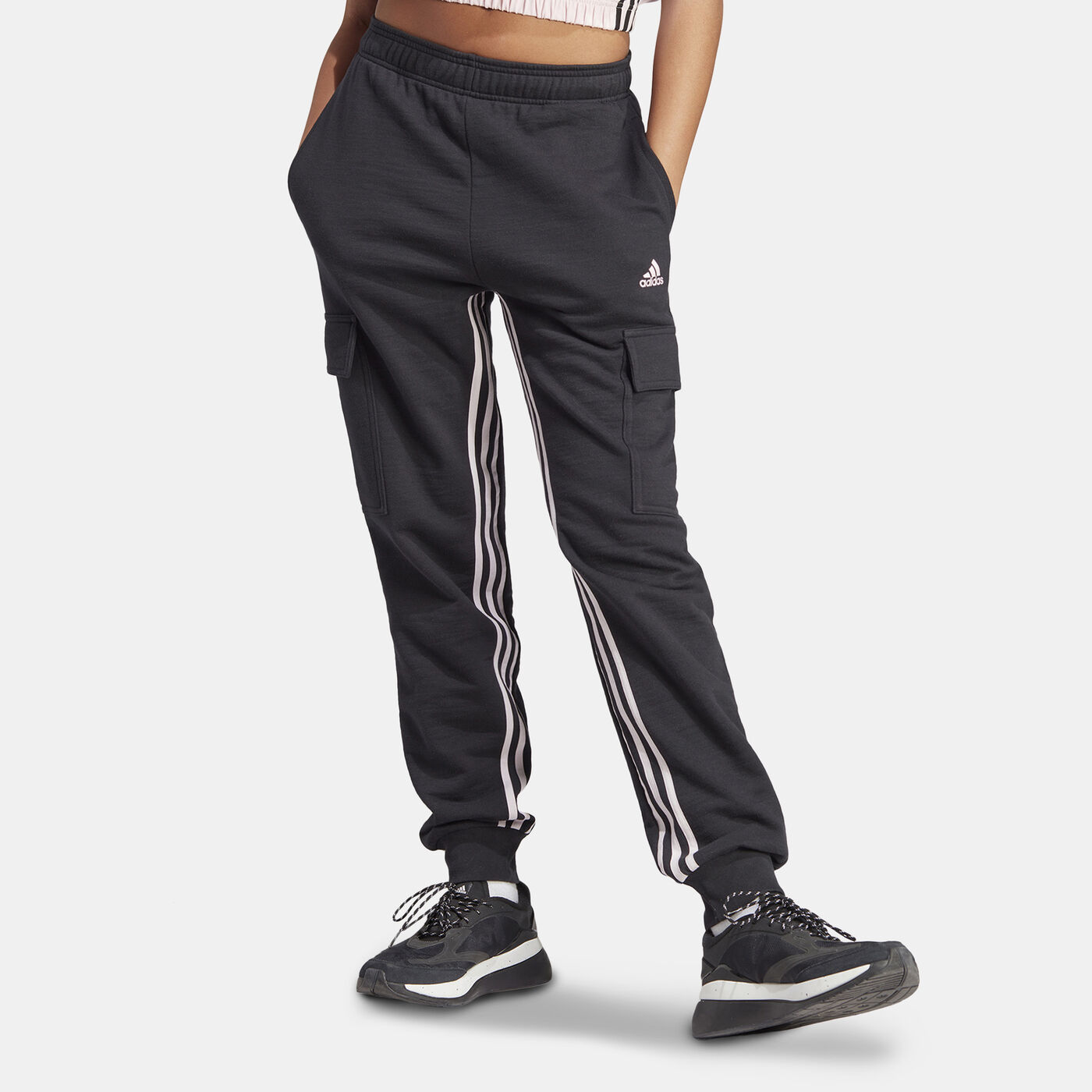 Women's Dance 3-Stripes High-Waisted Tapered Cargo Joggers