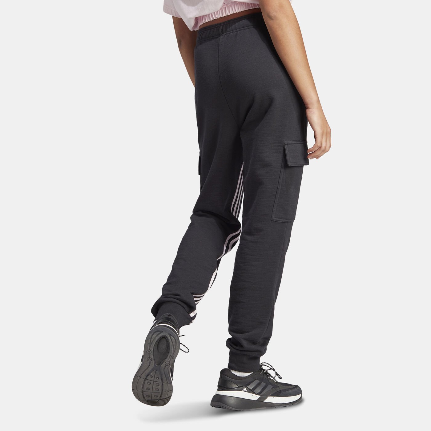 Women's Dance 3-Stripes High-Waisted Tapered Cargo Joggers