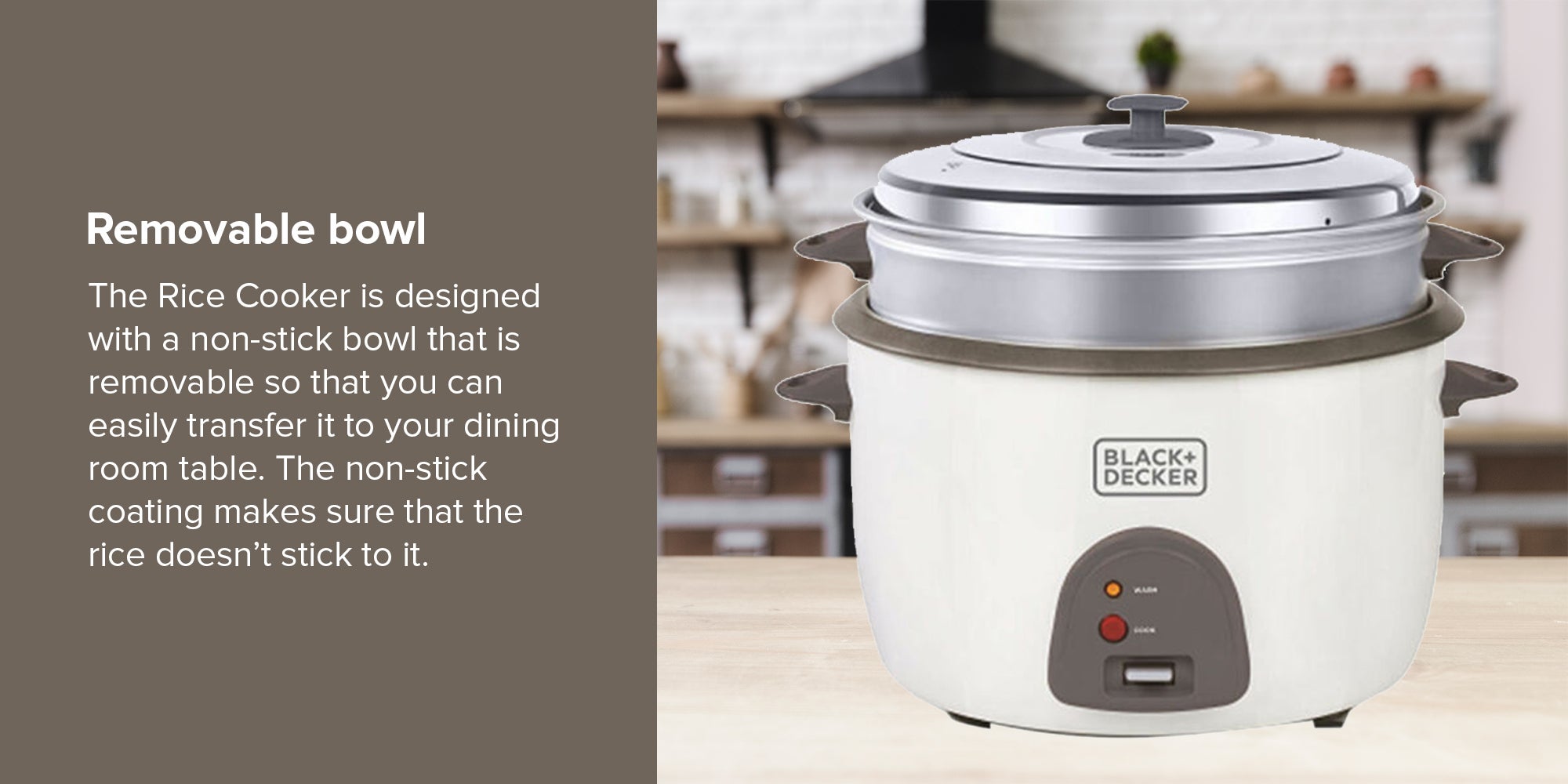 Rice Cooker 4.5L 4.5 L 1600.0 W RC4500 White/Black/Clear
