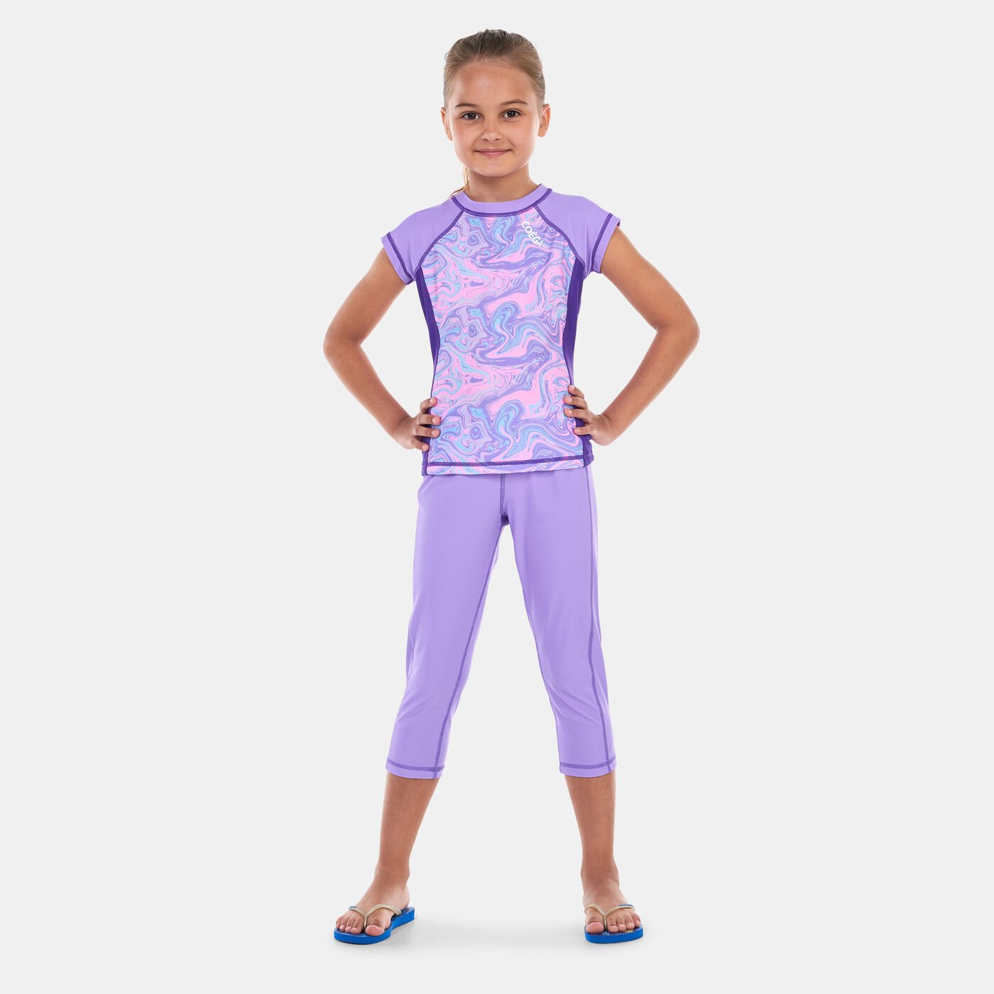 Kids' Cap-Sleeve Rashguard