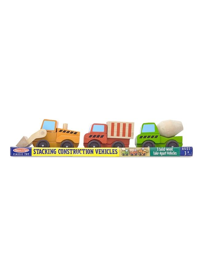 3-Piece Stacking Construction Vehicle Set