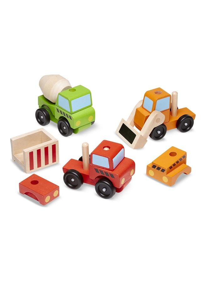 3-Piece Stacking Construction Vehicle Set